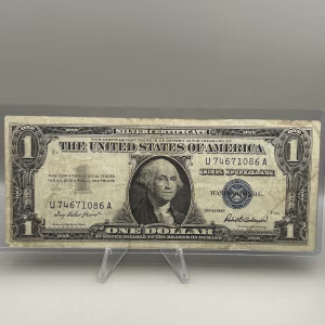 1957 One Dollar Bill -Silver Certificate U.S. Note -