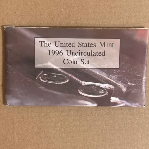 Vintage 1996 P & D United States US Mint Set