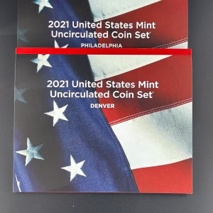 2021 U.S. Mint Uncirculated Coin Set - Complete - 14 Coins – 7 Each P & D